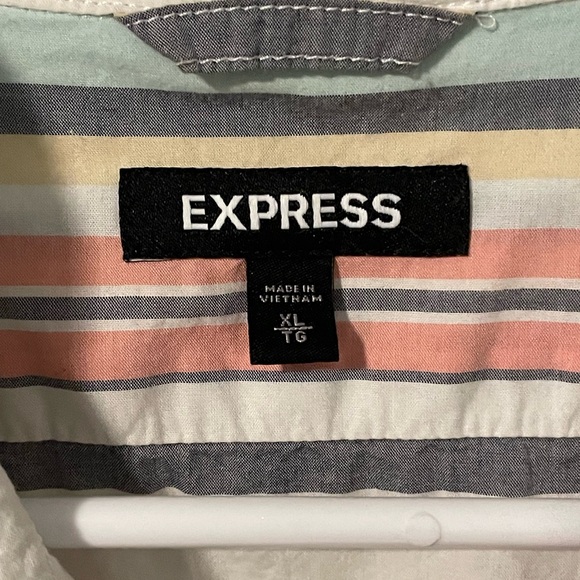 Express Men’s Button Down Shirt Size XL - Picture 2 of 3